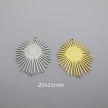 10 pcs Pendentif acier inoxydable