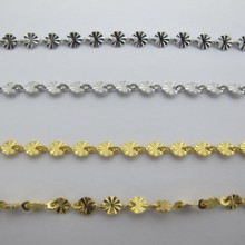 1m Stainless steel sequin chain 5mm