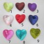 10 pcs pendentifs coeur en nacre 40x38mm