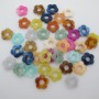 200 pcs Perles fleurs 14mm acryliques