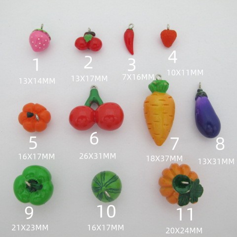 100 Breloques Citron En Résine à Dos Plat - 2 Styles, 18-20 Mm - Pour DIY, Bijoux, Déco