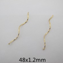 4 Pcs Stainless Steel Spiral Pendants
