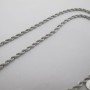 12 pcs colliers maille torsadée 3mm acier inoxydable