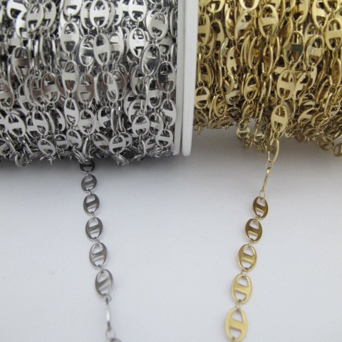 Chaîne En Maille Métallique Pour Femme - Plusieurs Couleurs Disponibles - Collier Hippie Neuf Sans Emballage