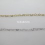 1 mts Stainless steel core link chain