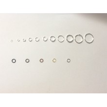 500 Single open rings 8mm