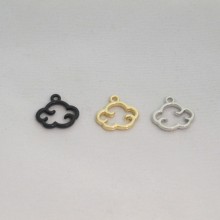 50 Cloud Charms 15x14mm