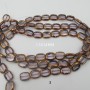 perles en verre rectangulaires 11x14mm