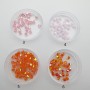 Glass spinning top 4mm x144 pcs