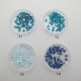Glass spinning top 4mm x144 pcs