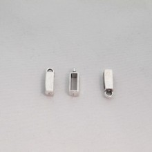 50 Pendant Clips for flat cord 9x3mm