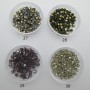 Glass spinning top 4mm x144 pcs