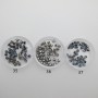 Glass spinning top 4mm x144 pcs