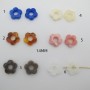 200 pcs Flower beads 14mm acrylic