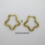 10 pcs Creoles in stainless steel