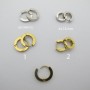 10 pcs Creoles flat stainless steel