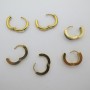 10 pcs Enameled 13mm stainless steel escutcheons