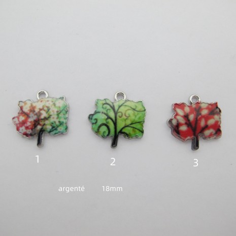 30 pcs zamac tree pendants