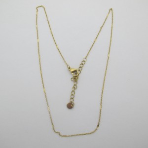 10 pcs Collier épaisseur 1mm - Longueur 42+5 cm