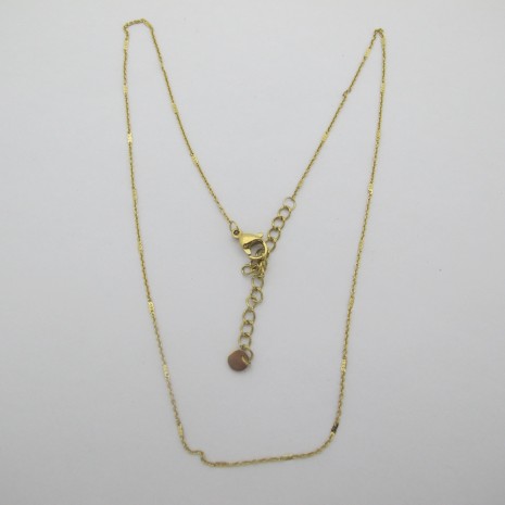 10 pcs Collier épaisseur 1mm - Longueur 42+5 cm