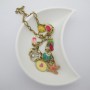 2 pcs Pendentif coquillage 16x18mm en inox doré