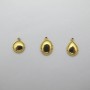 2 pcs sequins en inox doré
