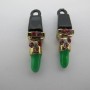 20 Lipstick pendants 8x29mm in zamac