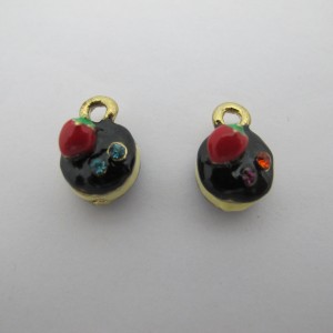 20 Cake pendants 10x14mm in zamac