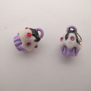 20 Pendentifs gateau 11x15mm en zamac