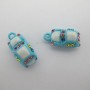 20 Car pendants 10x23mm in zamac