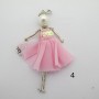 2 pcs Pendants doll 11cm silver plated