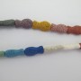19 pcs lava stone fish 12x22mm