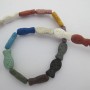 19 pcs lava stone fish 12x22mm