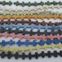 42 pcs lava stone cross 9x11mm