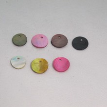 100 Mother of Pearl Sequins 13mm