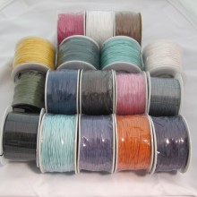 Wax cotton laces 1.0mm/90mts