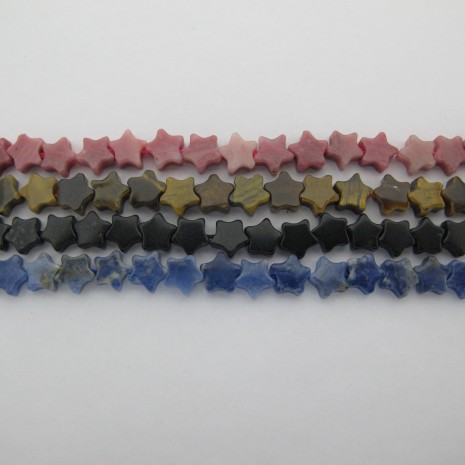 6 mm star beads