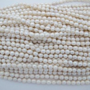 Olive freshwater pearl 6mm