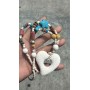 1 pcs lava stone heart pendant 50x53mm