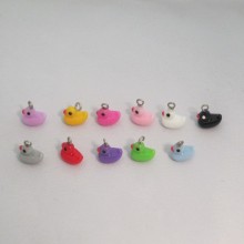 50 Resin duck charms 10x10mm