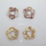 10 pcs Acetate flowers 26mm