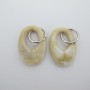 20 pcs Acrylic hollow ovals