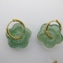 20 pcs Fleurs pailletée acryliques 20mm