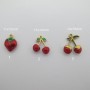 5 pcs Stainless steel fruit pendant