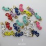 20 pcs enamelled stainless steel marine charms