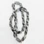 Hematite Olives Twisted10x17mm - 40cm strand