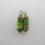 2 pcs Pendentif Pierre Acier Inoxydable
