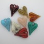 10 pcs coeur acryliques