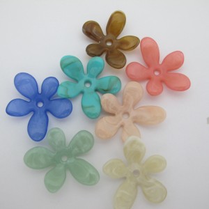 10 pcs fleurs acryliques