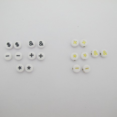 Lot of 124gm acrylic beads numbers +-850pcs